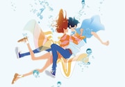 「きみと、波にのれたら」ビジュアル (c)2019「きみと、波にのれたら」製作委員会