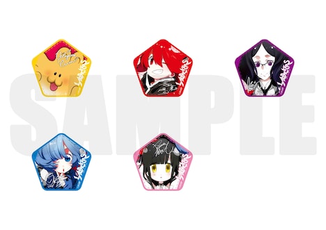 複製サイン入り缶バッジ