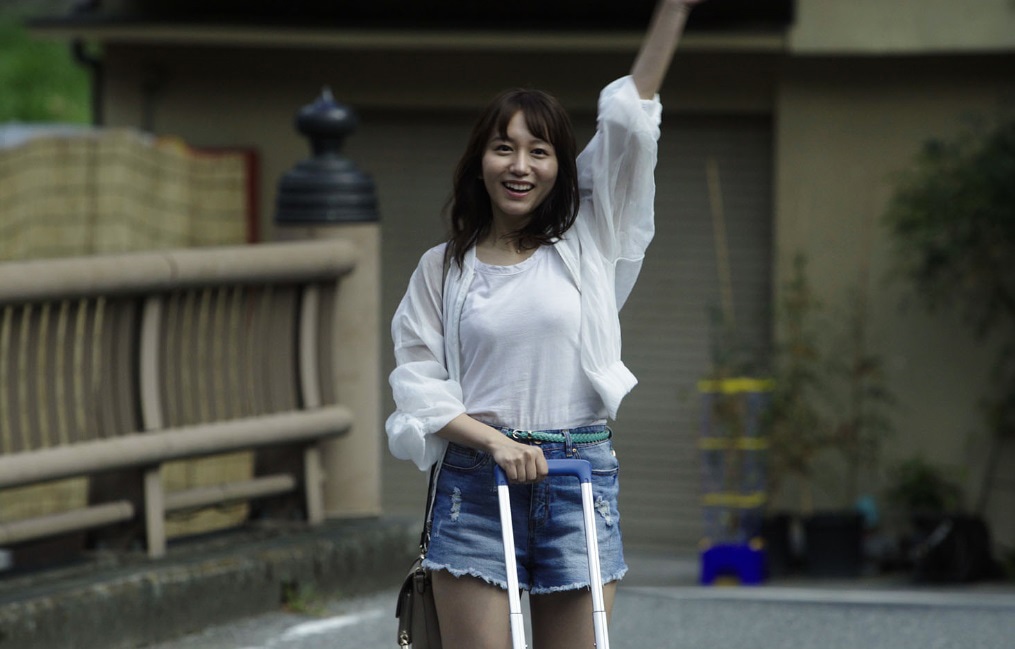 第3湯で大賀みなを演じる大場美奈（SKE48）。