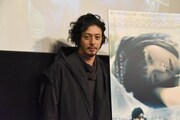 「宵闇真珠」初日舞台挨拶に出席したオダギリジョー。