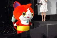 スロープに苦戦するジバニャン。