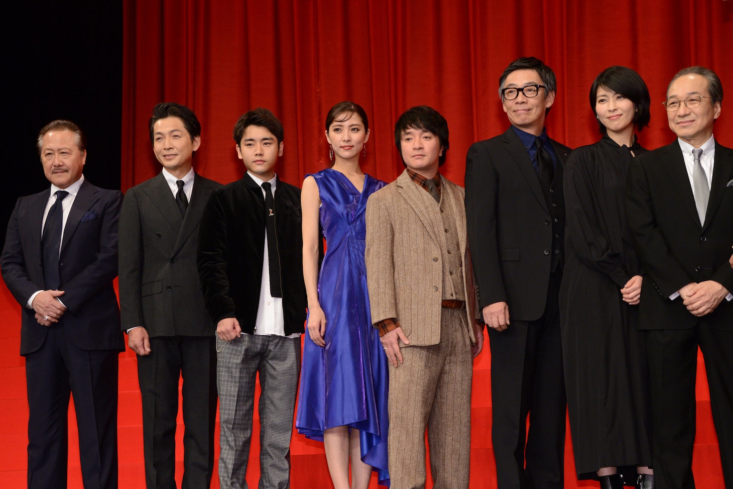 「マスカレード・ホテル」完成披露試写会の様子。