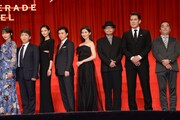 「マスカレード・ホテル」完成披露試写会の様子。