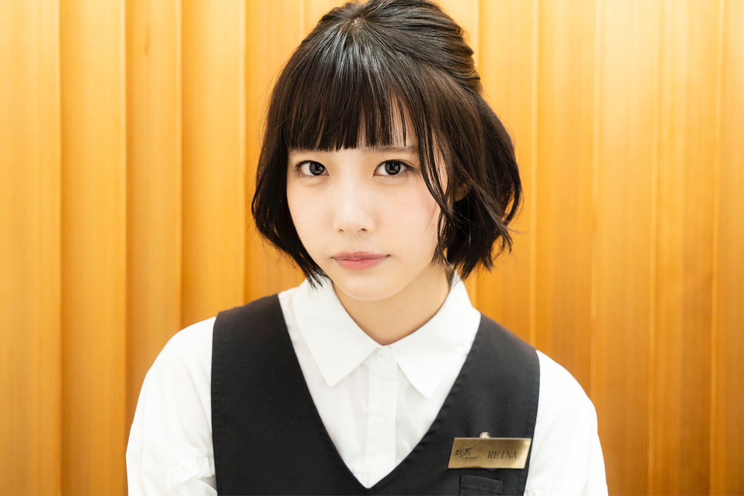 「ゆうべはお楽しみでしたね」より、あの演じるれいな。