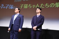 左から小手伸也、田中亮。