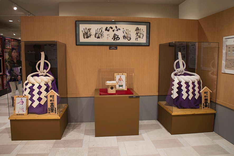 「『大相撲展』東京 Oh!SUMO EXHIBITION」の様子。