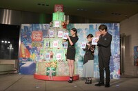 「シュガー・ラッシュ：オンライン」特製オンラインツリー点灯式の様子。