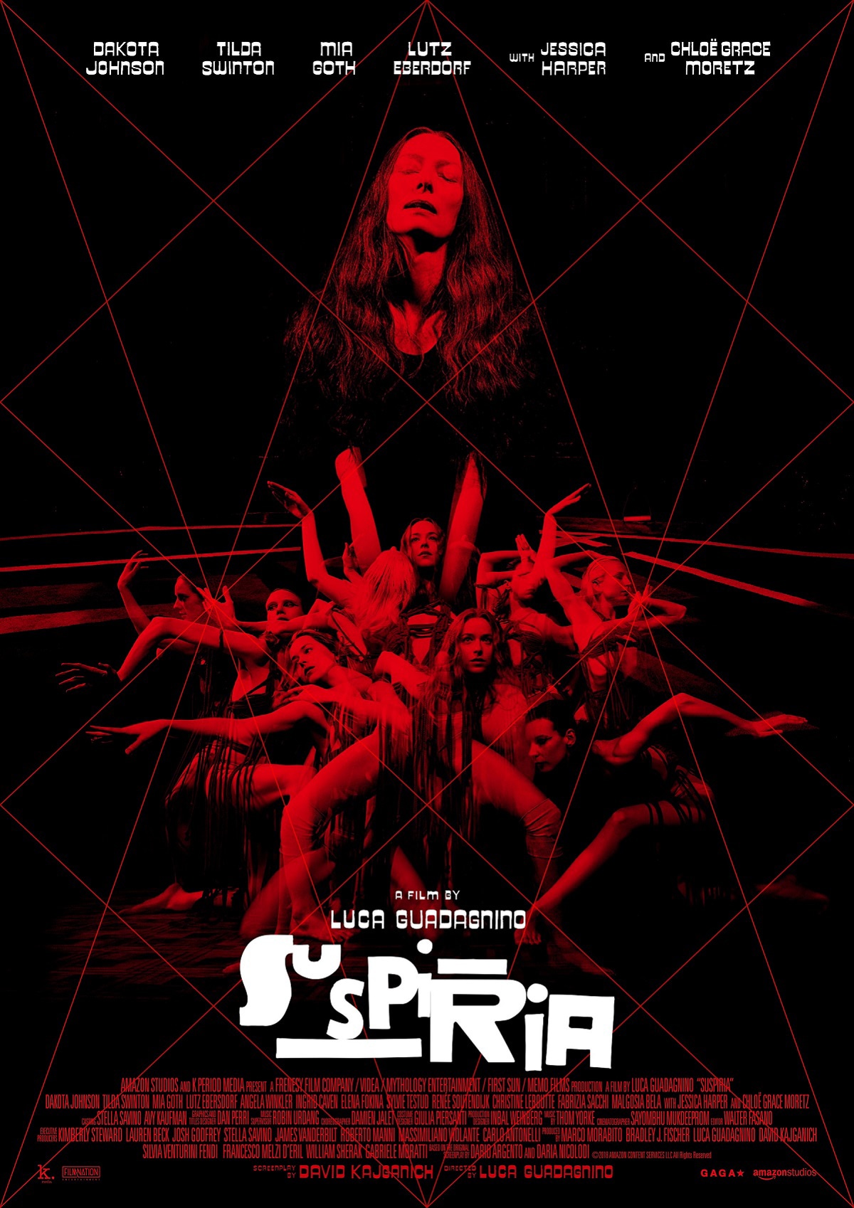 大島依提亜がデザインを担当した「サスペリア」日本限定デザインのポスタービジュアル。