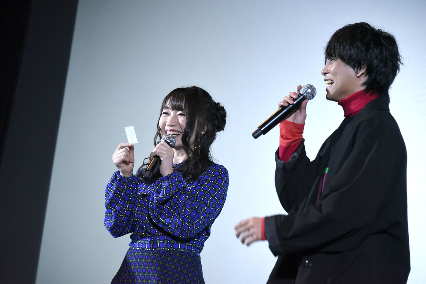 プレゼント抽選会の様子。