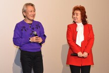 左から堀川りょう、野沢雅子。