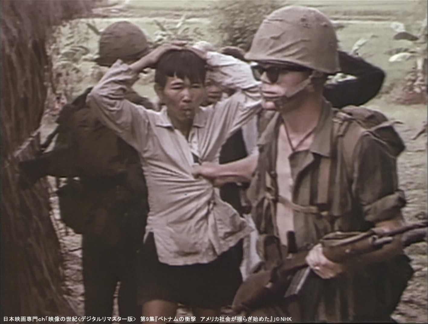 「映像の世紀＜デジタルリマスター版＞」より、「第9集 ベトナムの衝撃 アメリカ社会が揺らぎ始めた」。