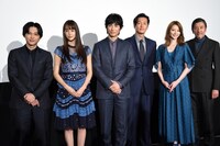 ドラマ「レ・ミゼラブル 終わりなき旅路」試写会の様子。