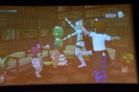 「ドラゴンクエストX 目覚めし五つの種族 オンライン」を用いて、本田翼が操作するキャラクターを当てる場面。