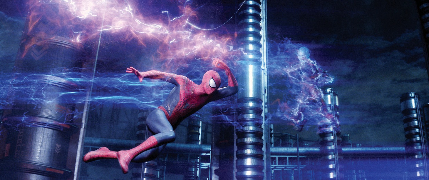「アメイジング・スパイダーマン2」 (c)2014 Columbia Pictures Industries, Inc. and LSC Film Corporation. All Rights Reserved. Marvel, Spider-Man and all related character names and their distinctive likenesses:TM&(c) 2014 Marvel Entertainment, LLC and its subsidiaries. All Rights Reserved.