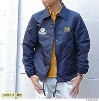 「天空の城ラピュタ コーチジャケット 空の上の冒険」着用イメージ。