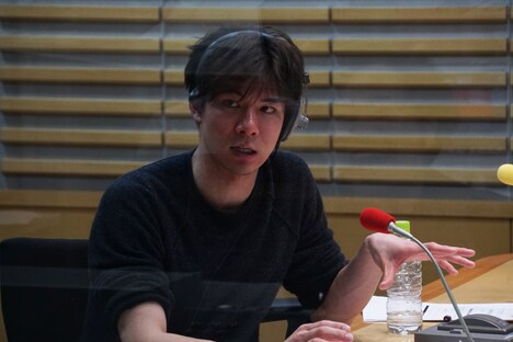 「柿澤勇人 カッキー ザ ワールド」収録の様子。