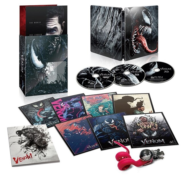 「ヴェノム」日本限定プレミアム・スチールブック・エディションの展開画像。