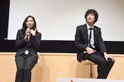 「イノセンス～冤罪弁護士～」試写会の様子。