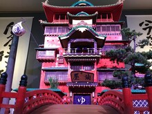 過去に開催された「スタジオジブリ 鈴木敏夫 言葉の魔法展」の様子。