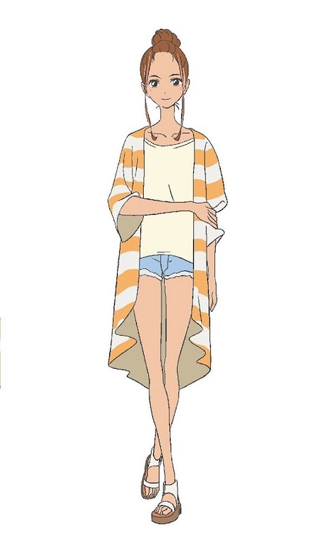 川栄李奈が声を当てる向水ひな子（むかいみずひなこ）。