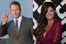 左からクリス・プラット、キャサリン・シュワルツェネッガー。