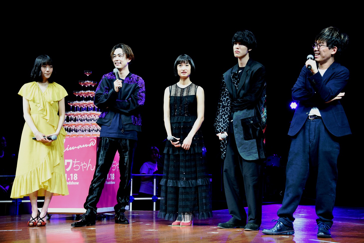 「チワワちゃん」公開直前イベントの様子。