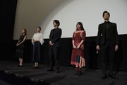 「ビルド NEW WORLD 仮面ライダークローズ」完成披露上映会の様子。