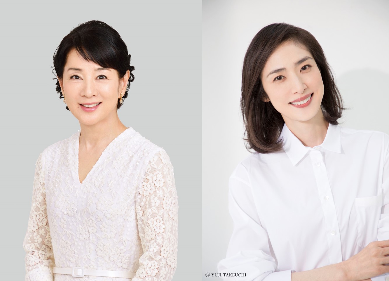 左から吉永小百合、天海祐希。