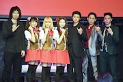 「BACK STREET GIRLS -ゴクドルズ-」完成披露イベントの様子。