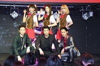 「BACK STREET GIRLS -ゴクドルズ-」完成披露イベントの様子。