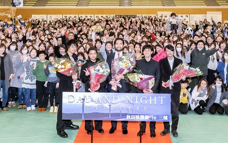 左から齊藤工、山田孝之、阿部進之介、安藤政信、藤井道人。