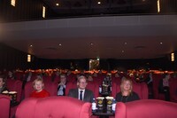 「雪の華」ヘルシンキプレミア会場の様子。