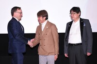 左からペッカ・ソイニ、橋本光二郎、渡井敏久。