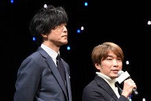 左から田辺誠一、橋本光二郎。