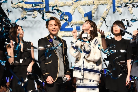 「雪の華」ジャパンプレミアの様子。