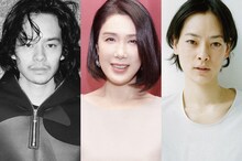 「よこがお」キャスト陣。左から池松壮亮、筒井真理子、市川実日子。
