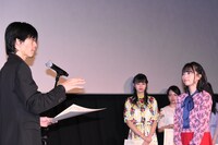 「がっこうぐらし！」公開披露舞台挨拶の様子。