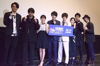 「ビルド NEW WORLD 仮面ライダークローズ」上映記念舞台挨拶の様子。