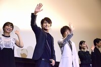 「ビルド NEW WORLD 仮面ライダークローズ」上映記念舞台挨拶の様子。