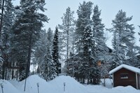 スキーリゾート、レヴィの景色。