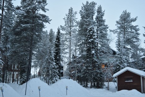 スキーリゾート、レヴィの景色。
