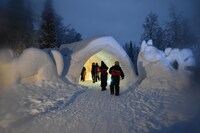 エルフの隠れ家内の景色。