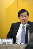 日本映画製作者連盟の会長・岡田裕介。