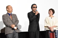 左からこだま兼嗣、北条司、伊倉一恵。