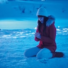 登坂広臣×中条あやみ「雪の華」ロケ地レポ、雪が青く光る極寒の地・レヴィでの秘話