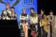 SixTONES。左から田中樹、高地優吾、京本大我、ジェシー、松村北斗、森本慎太郎。