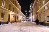 冬のヘルシンキの景色。