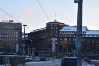 冬のヘルシンキの景色。