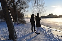 美雪と悠輔がデートするシーンを撮影した、テルヴァサーリ。