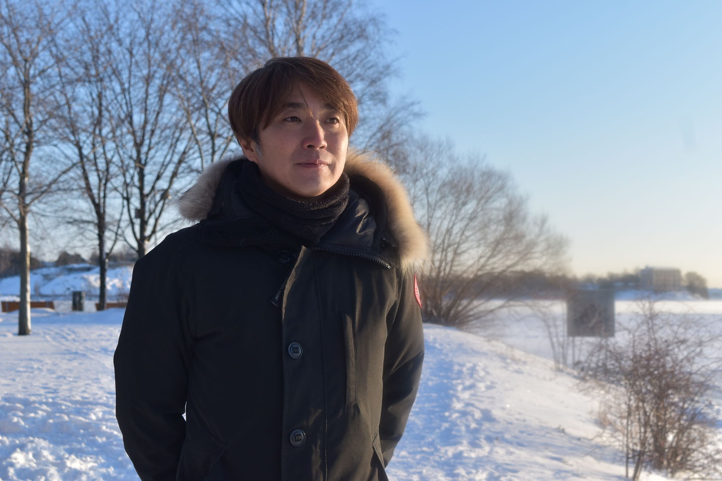 テルヴァサーリでの橋本光二郎。